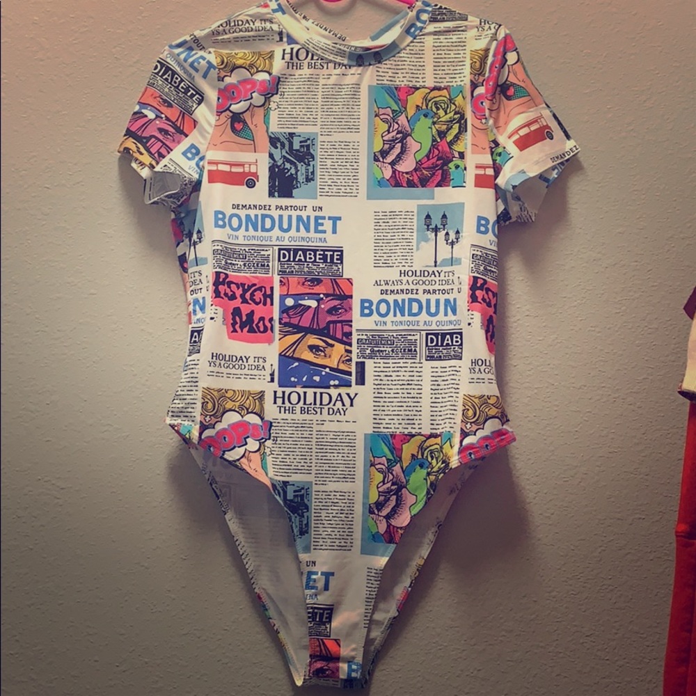 Shein Comic Bodysuit